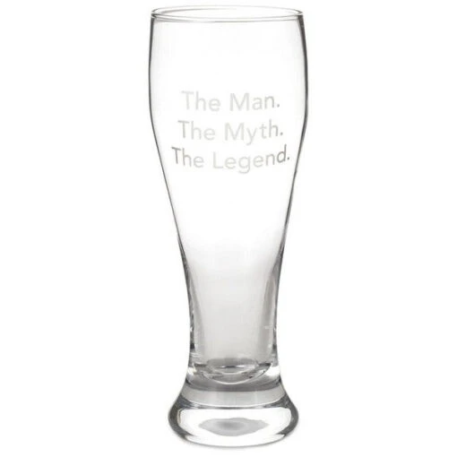 Hallmark Man, Myth, Legend Pilsner Glass -Hario Store 0001 BRW1001