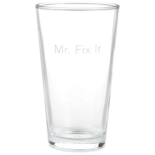 Hallmark Mr. Fix It Pint Glass -Hario Store 0001 BRW2010