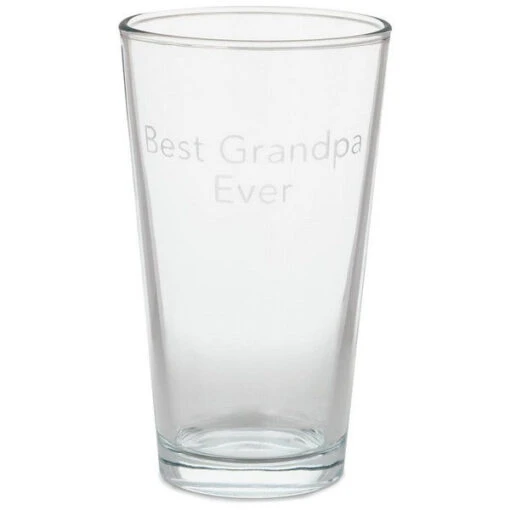 Hallmark Best Grandpa Ever Pint Glass -Hario Store 0001 BRW3103