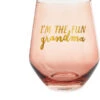 Hallmark I'm The Fun Grandma Stemless Wine Glass, 14 Oz. -Hario Store 0001BRW3214