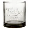 Hallmark Fearless Leader Smokey Gray Lowball Glass, 10 Oz. -Hario Store 0001FMN3017