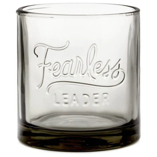 Hallmark Fearless Leader Smokey Gray Lowball Glass, 10 Oz. -Hario Store 0001FMN3017