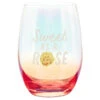 Hallmark Rose The Golden Girls Stemless Wine Glass, 16 Oz. -Hario Store 0001GOL1024