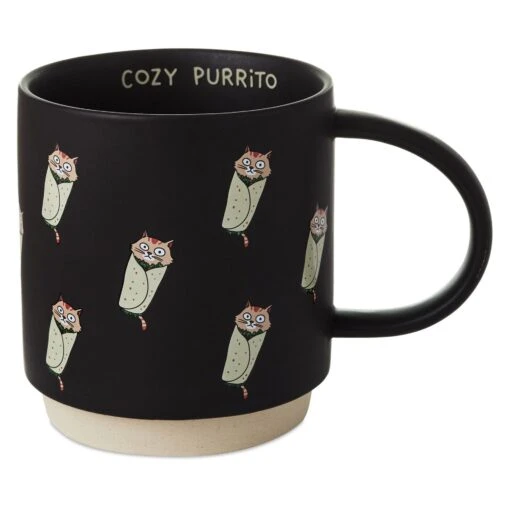 Hallmark Cat Burrito Funny Mug, 16 Oz -Hario Store 0001MUG3532