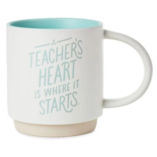 Hallmark A Teacher's Heart Mug, 16 Oz. -Hario Store 0001MUG3555