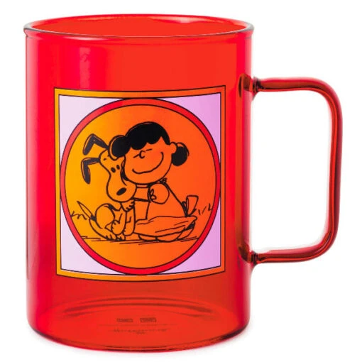 Hallmark Peanuts® Happiness Is A Warm Puppy Glass Mug, 20 Oz. -Hario Store 0001PAJ3508