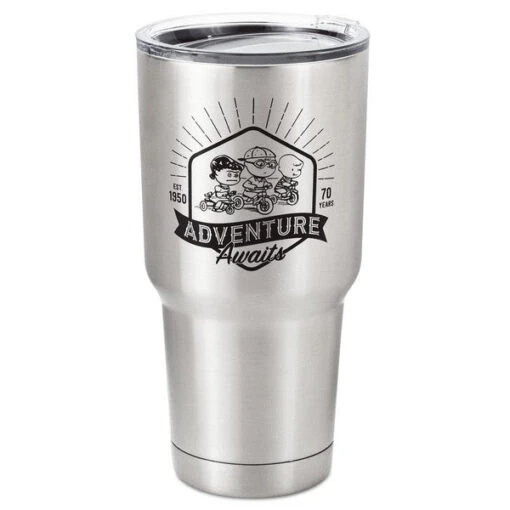 Hallmark Peanuts® Adventure Awaits Stainless Steel Tumbler, 27 Oz. -Hario Store 0001PAJ7011