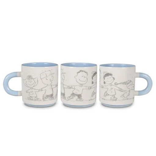 Hallmark Peanuts® Gang Ice-Skating Mug, 18 Oz. -Hario Store 0001XKT2472