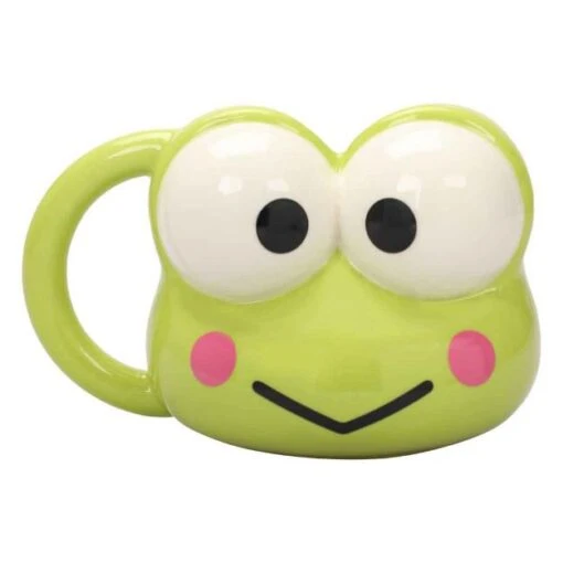 Keroppi 16 Oz. Sculpted Ceramic Mug -Hario Store 0018387 keroppi 16 oz sculpted ceramic mug 625