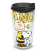 Tervis Snoopy With Charlie Brown And Woodstock 16 Oz. Tumbler With Lid -Hario Store 1138611