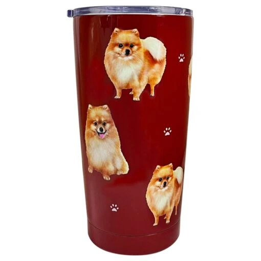 Pomeranian Stainless Steel 16 Oz. Tumbler -Hario Store 115 27