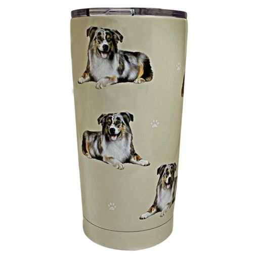 Australian Shepherd Stainless Steel 16 Oz. Tumbler -Hario Store 115 53