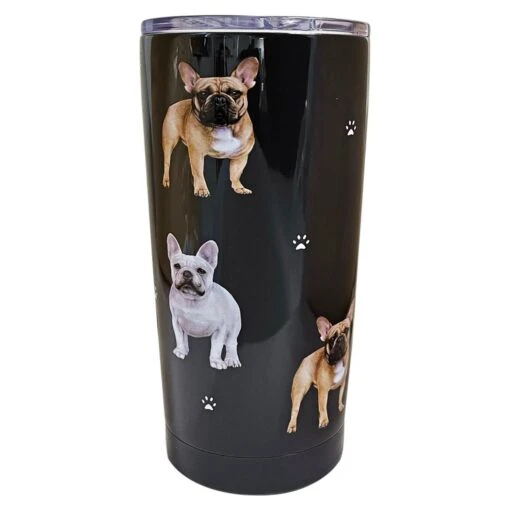 French Bulldog Stainless Steel 16 Oz. Tumbler -Hario Store 115 64