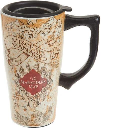 Harry Potter Mischief Managed Marauder Map Ceramic Travel Mug -Hario Store 12736