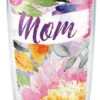 Mom Large Blooms Fuschia Pink Lid 16 Oz Tervis Tumbler -Hario Store 1319328