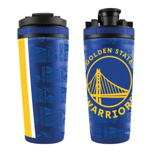 WinCraft GOLDEN STATE WARRIORS 26OZ 4D STAINLESS STEEL ICE SHAKER -Hario Store 1322023