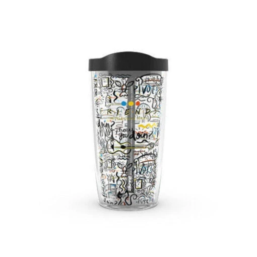 Tervis Friends The Television Series All Over Pattern 16 Oz. Tumbler With Travel Lid -Hario Store 1334012