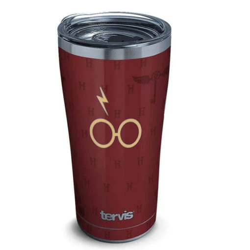 Tervis Harry Potter™ Maroon And Gold Glasses Stainless Steel Tumbler 20 Oz. -Hario Store 1350838