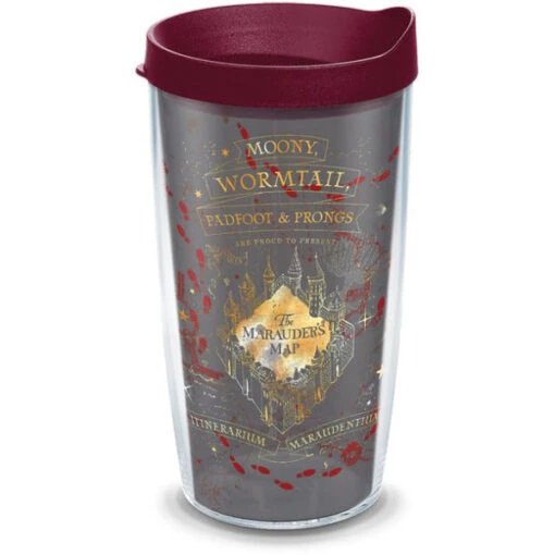 Tervis Harry Potter™ Black Marauder's Map 16 Oz. Tumbler With Travel Lid -Hario Store 1350879