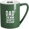 Dad The Man The Myth The Legend 18 Oz. Mug -Hario Store 14224