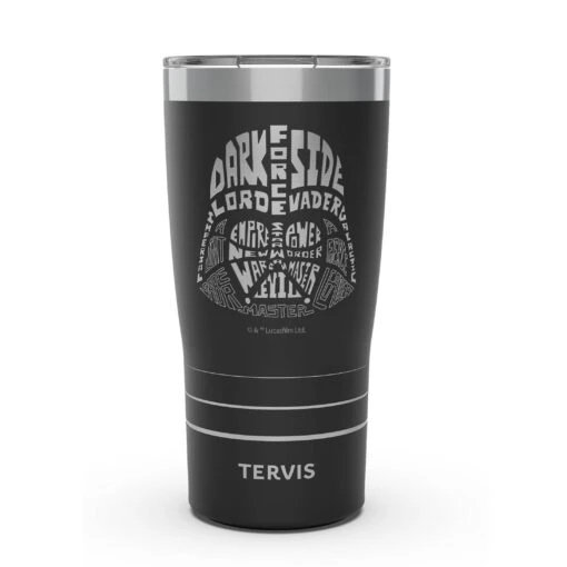 Star Wars™ Darth Vader Wordle 20 Oz Stainless Steel Tervis Tumbler Cup With Slider Lid -Hario Store 1433196