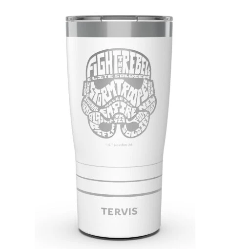 Star Wars™ Stormtrooper Wordle 20 Oz Stainless Steel Tervis Tumbler Cup With Slider Lid -Hario Store 1435325