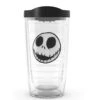 Disney Nightmare Before Christmas Jack Face 16 Oz Tervis Tumbler With Black Lid -Hario Store 1446596