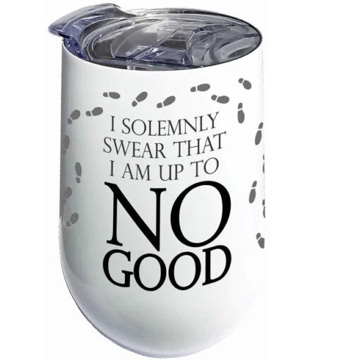 Harry Potter I Solemnly Swear That I Am Up To No Good Stainless Wine Tumbler, 16 Oz. -Hario Store 16948