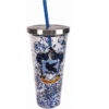 Harry Potter Ravenclaw Glitter Cup With Straw 20 Oz. -Hario Store 21319