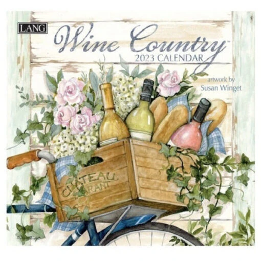 2023 Lang Wall Calendar Wine Country By Susan Winget -Hario Store 23991001885