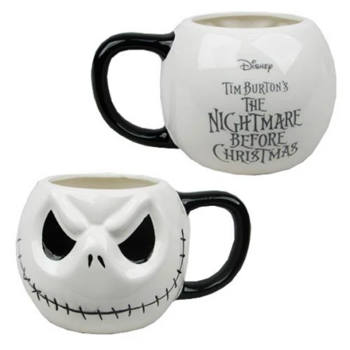 Monogram Nightmare Before Christmas Jack Skellington Head Mug -Hario Store 26816