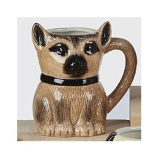 Sculpted 3-Dimensional 18 Oz. Dog Mug German Shepard -Hario Store 37376