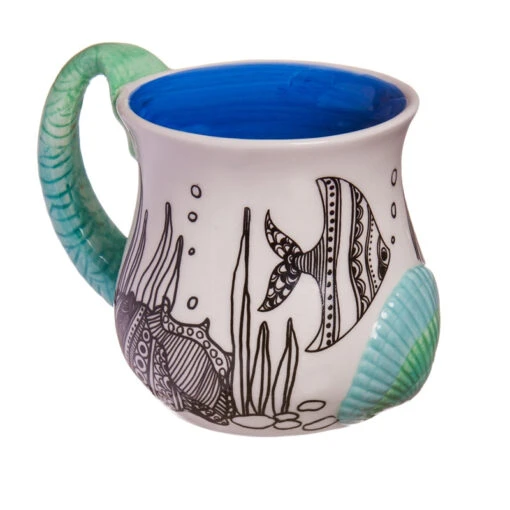 Mermaid Sculpted 14 Oz. Mug -Hario Store 3AMH026 2