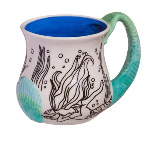 Mermaid Sculpted 14 Oz. Mug -Hario Store 3AMH026