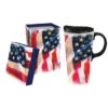 American Flag Travel Cup With Lid And Box -Hario Store 3CTC6514