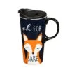 Oh For Fox Sake Travel Cup, 17oz., With Gift Box -Hario Store 3ctc01018