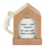 Sorry I Can't Tonight, My Dog And I Have Plans Boxed Mug With Sculpted Dog Handle -Hario Store 43500107 S