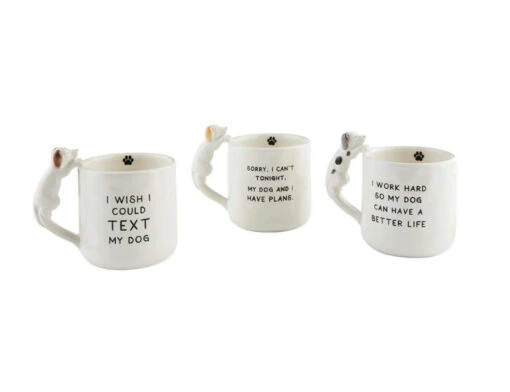 I Wish I Could Text My Dog Boxed Mug With Sculpted Dog Handle -Hario Store 43500107H 2 fcb5a5a4 c4b1 4fa3 9560 1c11f21134df