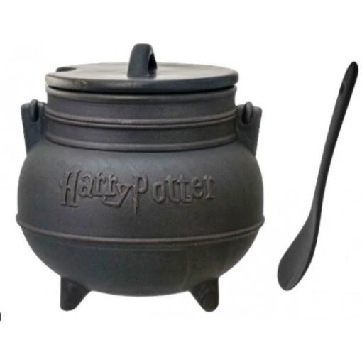 Monogram Harry Potter Ceramic Cauldron Soup Mug With Spoon -Hario Store 48013