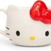 Silver Buffalo Hello Kitty Face Ceramic 3D Sculpted Mug, 22 Oz -Hario Store 51MNSwMYiWS. AC SL1500