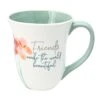 16 Oz. Mug Friends Make The World Beautiful -Hario Store 52132