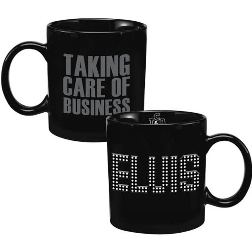 Elvis Presley Taking Care Of Business 20 Oz. Ceramic Mug -Hario Store 52652