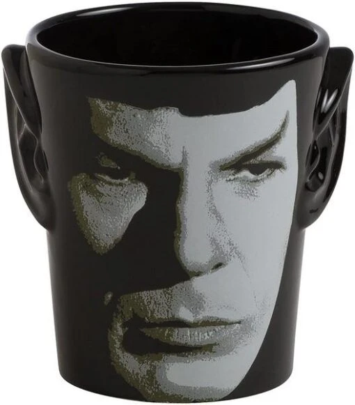 Vandor Star Trek Spock 20 Oz. Sculpted Ceramic Mug -Hario Store 55394