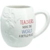 Teacher Makes The World A Better Place 22 Oz. Embossed Mug -Hario Store 58202