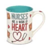 Nurses Are A Work Of Heart Mug -Hario Store 6006387