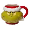 Santa Grinch Sculpted Mug 32 Oz. -Hario Store 6009059