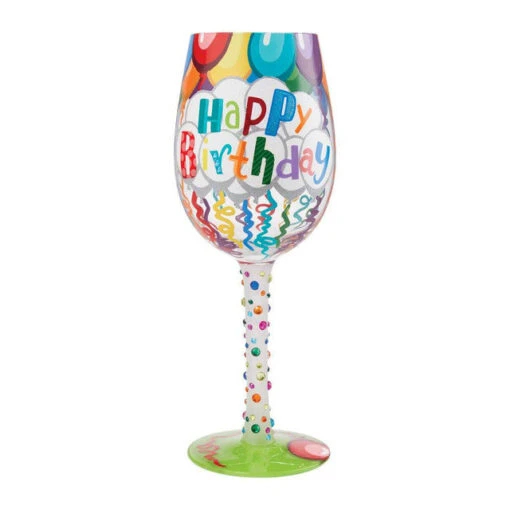 Lolita Wine Glass Birthday Streamers -Hario Store 6009211