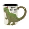 Happy Birthday To You Old Dinosaur Sculpted T-Rex Mug -Hario Store 6009288