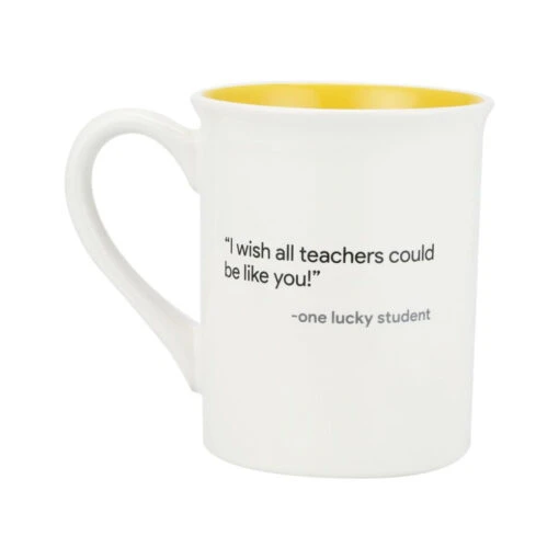 Our Name 5 Star Review Amazing Teacher Mug From One Lucky Student 16 Oz. -Hario Store 6010425 1