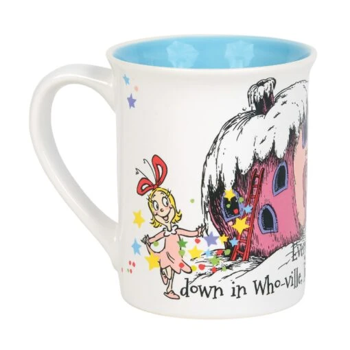 Dr. Seuss Cindy Lou And Grinch Stealing Tree Mug -Hario Store 6011014 1 high res